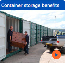 Container storage benefits