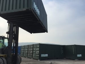Container handler on the move