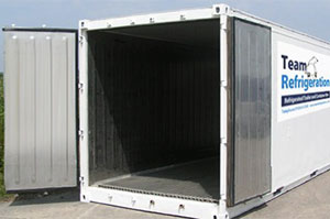 refrigerated container storage